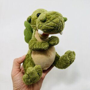 Mgic Cinder Dragon Plush Toy Green Wings Sit Magic Gathering Fantasy Fairy Tale